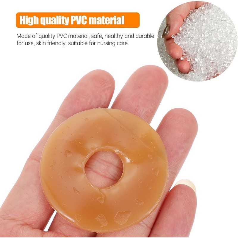 N 10Pcs Ostomy Barrier Rings Ostomy Barrier Tape Stoma Skin