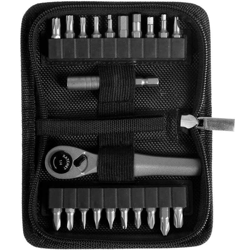 CRNXOMP Mini Ratchet Wrench Set 22 in 1 Multifunctional Right