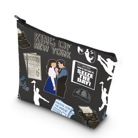 Newsies Broadway Musical Themed Makeup Bag Musical Inspired Gift Drama Actor Actress Gifts (blk-M newsies CA)