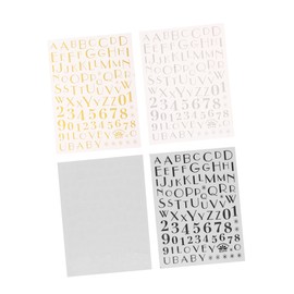 FOMIYES 8pcs Nail Art Stickers Letter Design Delicate Sticker Sheets for DIY Manicure Women's Nail Decals