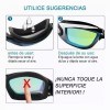 Dolores Gafas Natación Con Caja, Antivaho Goggles+clip Nariz+tapones