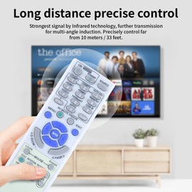 RD-472E New Replaced Remote Control fit for NEC Projector P502H P452H P502W P452W P554U P474U P554W P474W P604X P603X NP-P603X NP-P502H NP-P452H NP-P502W NP-P554U NP-P474U NP-P554W NP-P474W