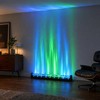 nanzgecc RGBW LED 32W Plug-in 40in Wave Wall Light with
