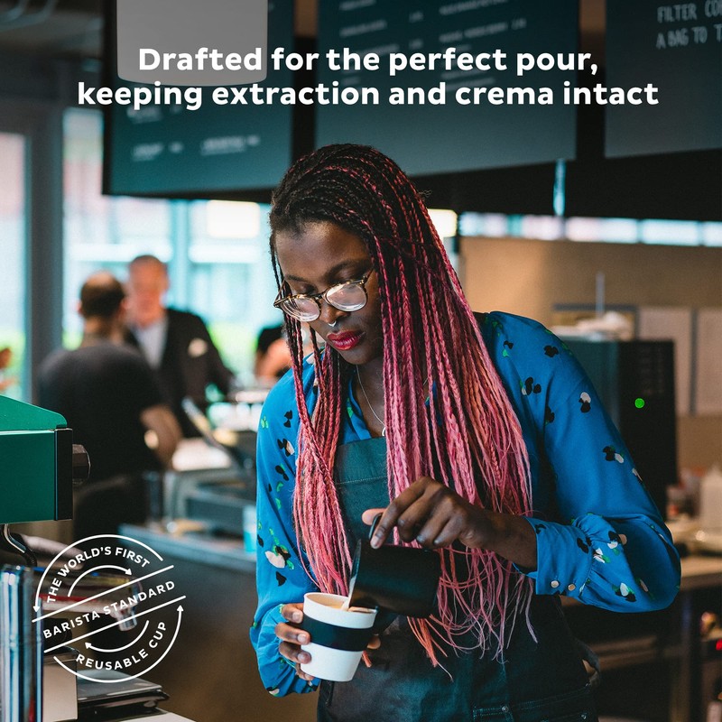 KeepCup Original, Lightweight Reusable Plastic Coffee Cup with Splashproof Sipper