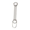 Ronyme Yoga Elastic Resistance Band,Back Stretching Tool Handle Elastic Puller