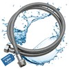 LICHTBLAU Kink-Resistant Aquastop Extension Hose, 4.0 m, Connection 3/4 Inch