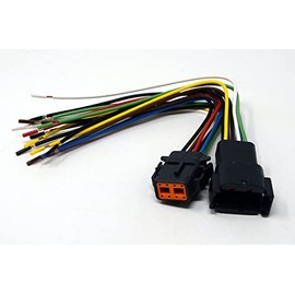 Deutsch DTM Black 8-Pin Connector Pigtail Kit, 20AWG GPT Wire, Made in USA