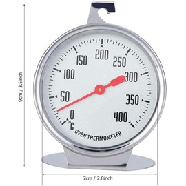 Oven Thermometer, Digital Kitchen, Oven Thermometer, Temperature Display, Instant Read Thermometer, Stainless Steel Probe, Stand Up Dial, Large Gage Kitchen Baking Accessories