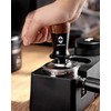 JUELICH 53mm Espresso Tamper with Wooden Handle – Spring-Loaded Coffee