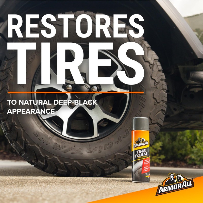 Armor All GAA47670EN Tire Foam 500 ml, Black