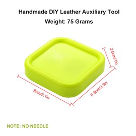 QEEROYO Magnetic Needle Cushion, Magnetic Sewing Needle Cushion, Magnetic Pin Cushion, Magnetic Sewing Pin Cushion, Magnetic Storage Box Pin Cushion, Magnetic Pin Cushion, Red (Green)