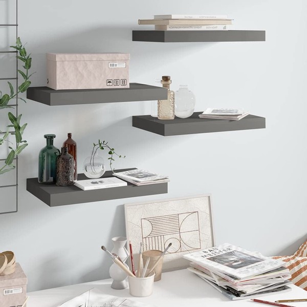 Vivastate Elegant Floating Wall Shelves for Style and Organization, High