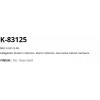 Pride Modern Collection K83125 1 Inch Square Cabinet Knob Rose
