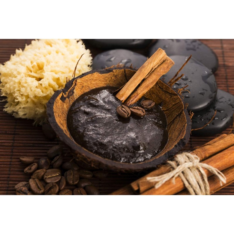 Health Embassy Coffee Scrub with Cinnamon (Peeling, Body Scrub), 150g