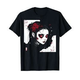 Horror Anime Manga Tee I Gothic Outfit I Japanese Chibi Girl T-Shirt