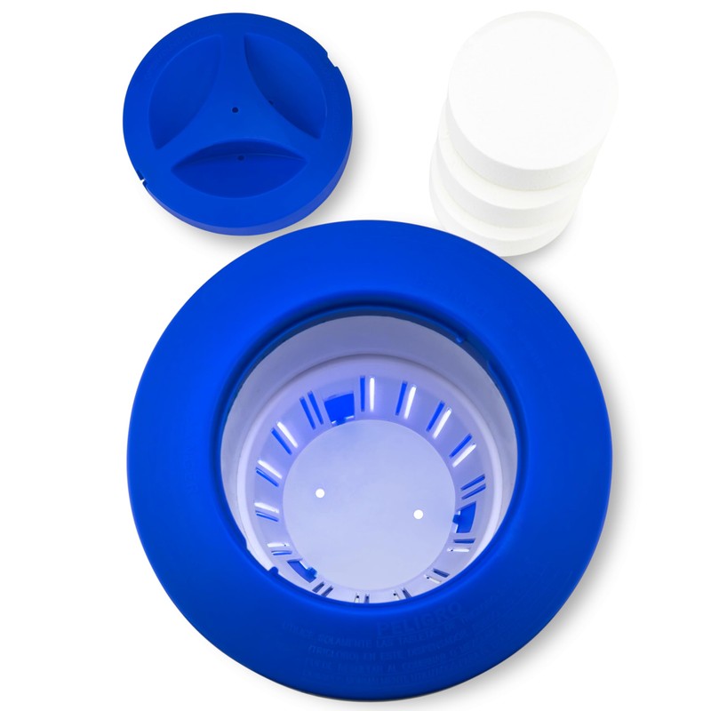 WaterWarden Floating Pool Chemical Dispenser – X-Large 7.5” Chlorine or