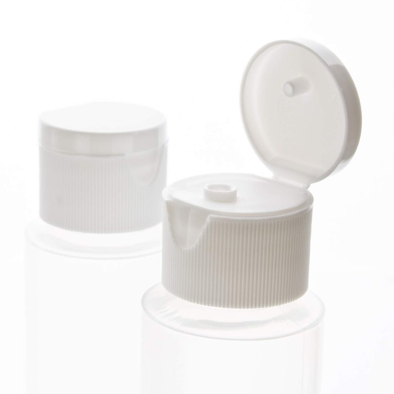 Chica and Jo 2oz Clear Plastic Empty Squeeze Bottles with