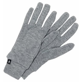Odlo Unisex Active Warm Eco Gloves, Odlo Steel Grey Melange, L