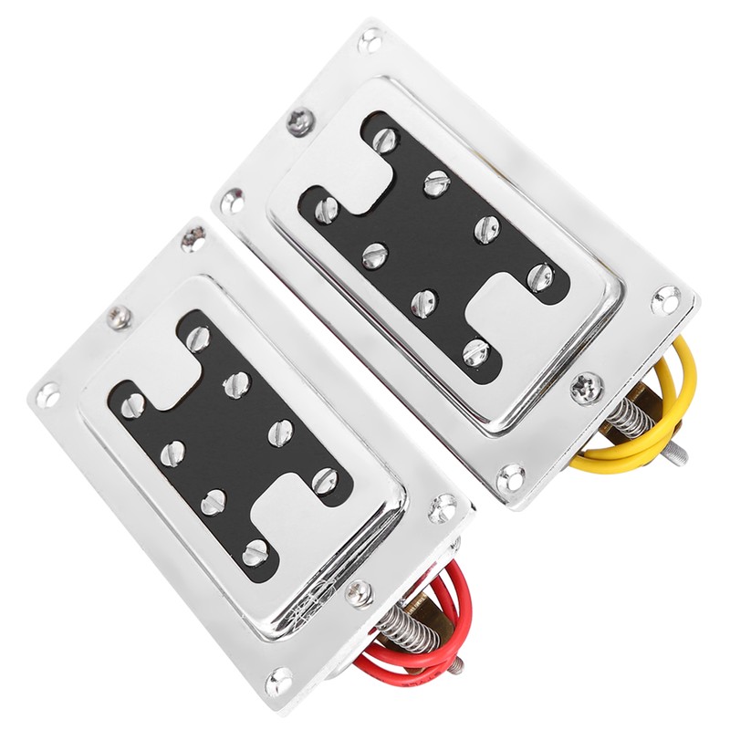 Pickup Guitar Bass Parts Lightweight Musical Instrument Accessories Silver 12K‑Resistance(Silver