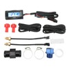 4 in 1 Water Oil Temperature Time Voltage Gauge LCD