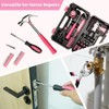 50-Piece Pink Tool Set for Women, Household Small Tool Set
