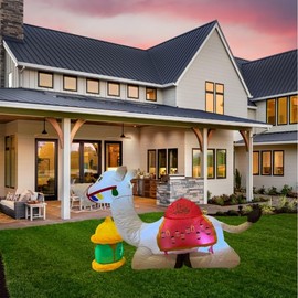 Inflatable Camel Holiday Lights Decor Outdoor, Bright Festive Decor, Holy Celebration with LED Lights, Blow up Yard Holiday Eid Decoration 60" Wide (Camel + Lantern)
