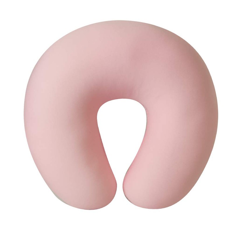 Cloudz Kids Dual Comfort Microbead Travel Neck Pillow - Pink
