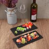 IHDYPPEW 10 Pack 10 x 4.72 Inch Slate Cheese Boards,