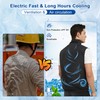 Foiueyga Mens Cooling Vest with 20,000mAh Battery 18V Electric Air