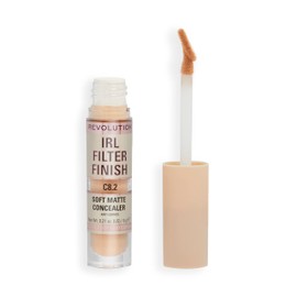 Revolution Beauty London Makeup Revolution IRL Filter Finish Concealer, Medium to Full Coverage, Matte Finish, C8.2, Medium Skin Tones, 6g
