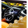 Tevlaphee Steering Wheel Lock, Car Lock Anti Theft Keyless Extendable