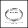 Hihaha 4pcs OD 75mm to ID 67.1mm Aluminum Alloy Car