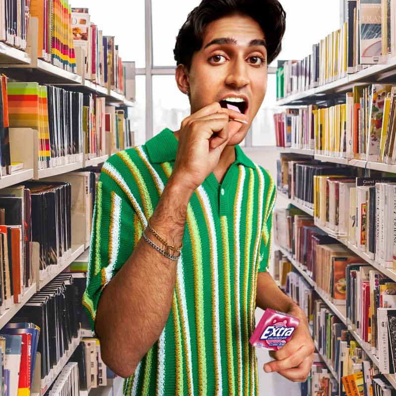 EXTRA Classic Bubble Sugar Free Chewing Gum, 15 Sticks (3