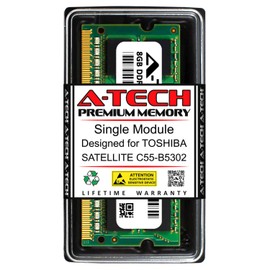 A-Tech 8GB RAM for Toshiba Satellite C55-B5302 | DDR3 1600MHz SODIMM PC3-12800 204-Pin Non-ECC Memory Upgrade Module
