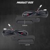 NTHREEAUTO Universal Motorcycle Turn Signals Front Handlebar Sequential LED Blinkers