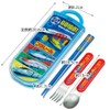 Skater TACC2AG-A Children's Ag+ Antibacterial Trio Set, Chopsticks, Spoon, Fork,