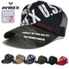 Avilex Mesh Cap AX3900 English Logo Hat Cap Avilex, red,