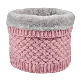 CVDYWDJIE 1 Pink Thickened Scarf, Warm Knitted Scarf, Outdoor Products for Autumn and Winter, Simple and Versatile Scarf, Women's Scarf, pink