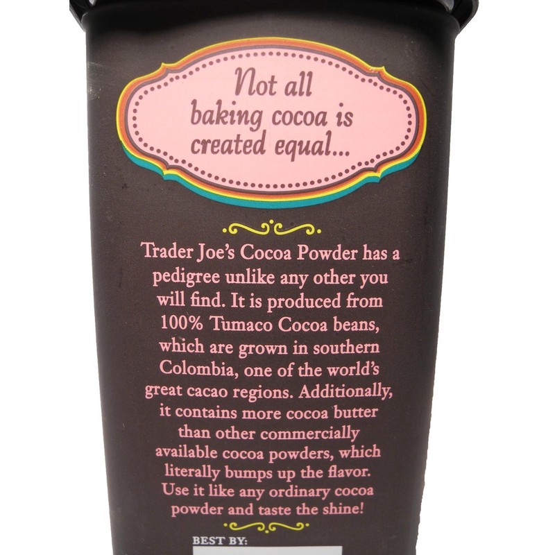 Trader Joe's Tumaco Cocoa Powder Unsweetened (Pack of Two)