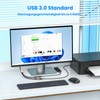 MOGOOD USB 3.0 Splitter 5Gbps, Pack of 1, Aluminium/Nylon, Hub,