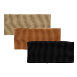 3Pcs Headbands for Women's Hair,Plain Stretchy Headbands,Fashion Sports Hair Bands,Soft Fashion Elastic Head bands Breathable Jersey Fabric Women Hairbands Sweatbands for Workout Yoga Running Sport