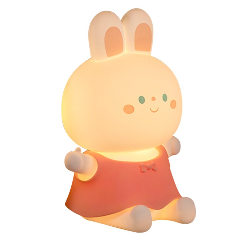 Soft Light Night Light Silicone 7 Color Changes Little Bunny
