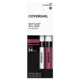 COVERGIRL Outlast All-Day Lip Color With Topcoat, 559 Plum Berry