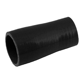 Pegasus SR45.38-BLACK, Black Silicone Hose, 1 3/4 x 1 1/2 inch ID Straight Reducer (no logo)