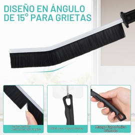 Juego de 16 Cepillos de Cerdas Duras DMMYBJ DM-XZ para Limpieza Profunda de Grietas y Esquinas