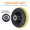 sourcing map 4 Inch Hook and Loop Sanding Disc Pads