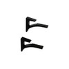 FHC SC5B Shelf Clip Set for 3/8" to 1/2" Glass