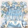 Bomif Birthday Party Event Balloon Decoration Package Set, Blue, 1 Set