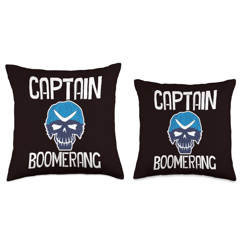 Boomerangs - Captain Boomerang Throw Pillow