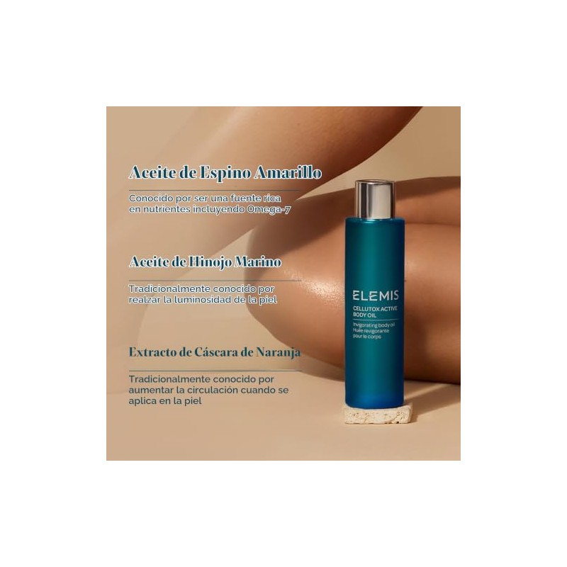 Elemis Cellutox Aceite corporal activo, celulitis y aceite de limpieza